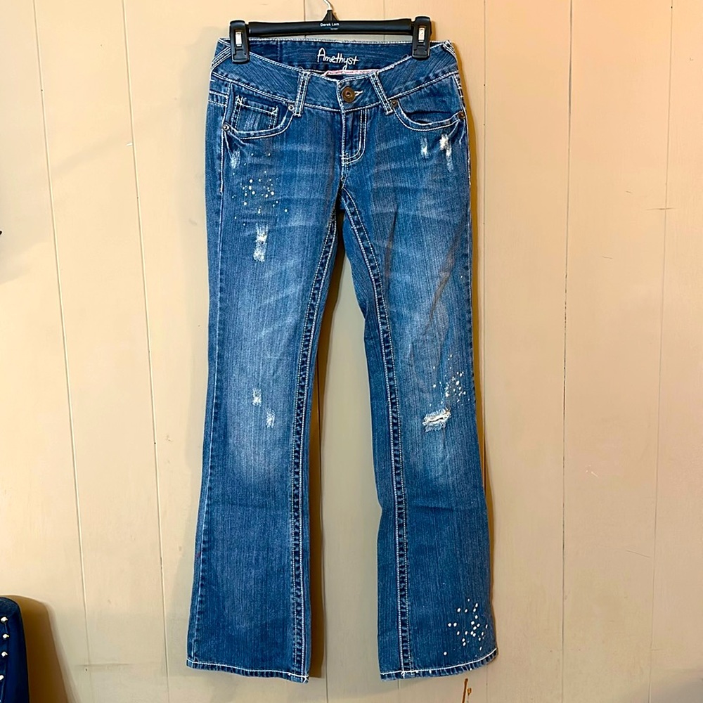Amethyst flare jeans flare size 3